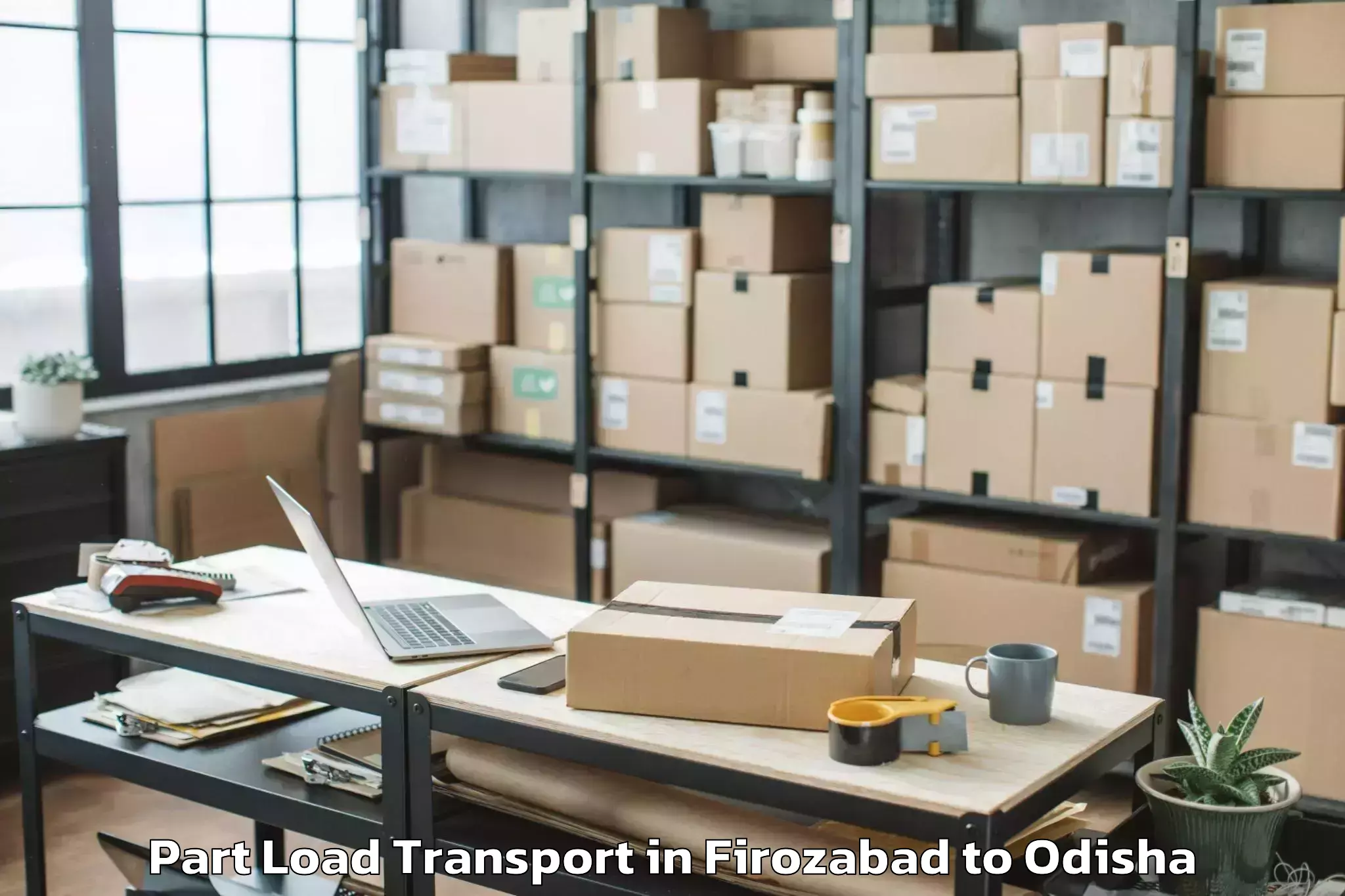 Firozabad to Sarangagarh Part Load Transport Booking